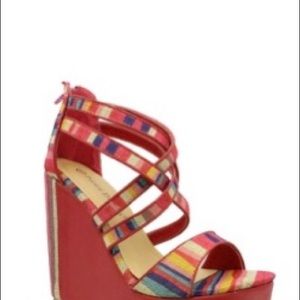 pierre dumas Maria Conchinta Wedge Shoe